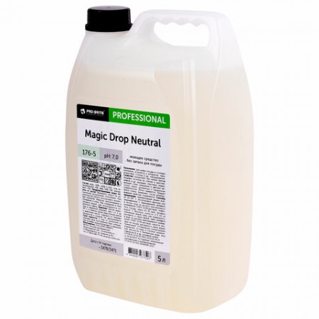 Средство для мытья посуды, 5 л, PRO-BRITE MAGIC DROP Neutral, без запаха, нейтральное, концентрат, 176-5  609526