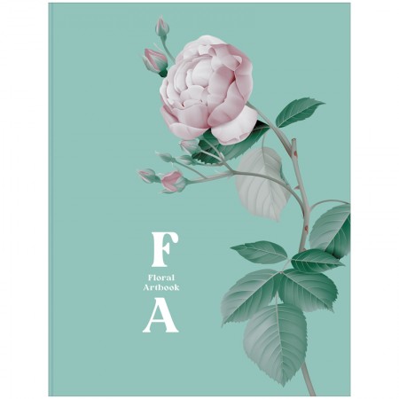 Тетрадь на кольцах А5, 120л., BG "Flower art", матовая ламинация  342127  ТТ5к120_лм 11359