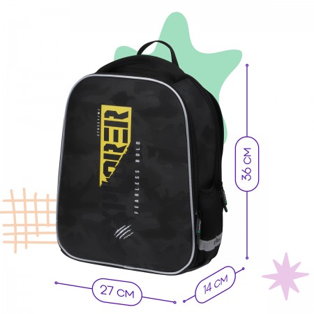 Ранец Berlingo Expert Mini &quot;Explorer&quot; 36*27*14см, 2 отделения, 2 кармана, анатомическая спинка 368681  RU-EXM-1023