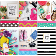 Обложка для паспорта OfficeSpace фотопечать, ПВХ, &quot;Style&quot; ассорти 201784/201784