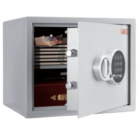 Сейф офисный (мебельный) облегченной конструкции AIKO &quot;T-28 EL&quot;, 280х340х295 мм, 8 кг, электронный замок, крепление к стене, полу