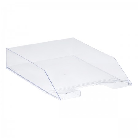 Лоток для бумаг горизонтальный СТАММ "Фаворит", прозрачный 351643 ЛТГ-30502