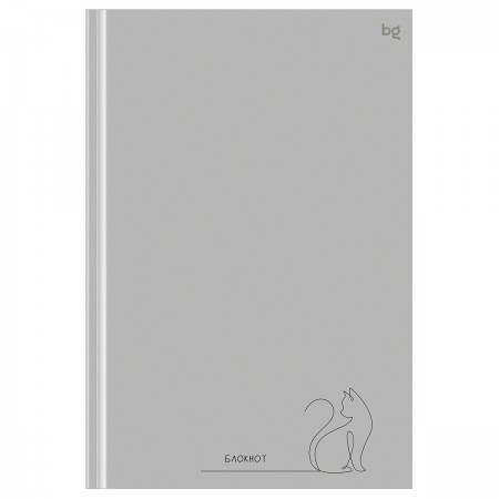 Бизнес-блокнот А5, 80л., евроформат, BG &quot;В одном движении&quot;, soft-touch ламинация 381975 ББ5т80_лс 57573