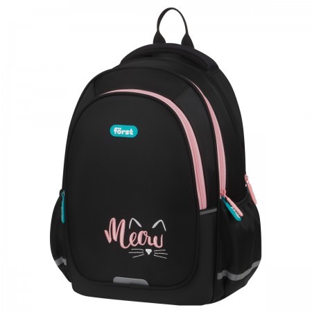 Рюкзак Först F-Cute &quot;Meow&quot; 37*29*17см, 3 отделения, 2 кармана, анатомическая спинка 366116 FT-RS-102404