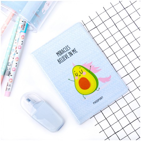 Обложка для паспорта MESHU &quot;Avacado&quot;, ПВХ, 2 кармана 307170/MS_34119