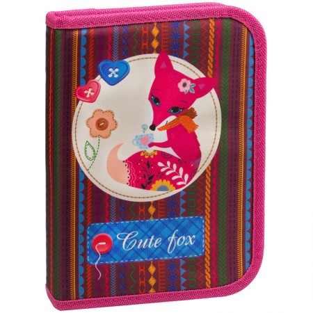 Пенал 1 отделение, 200*140*40 Berlingo &quot;Foxy&quot;, полиэстер 279042/PK05820