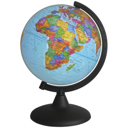 Глобус политический 21см на круглой подставке, 281823, 454420