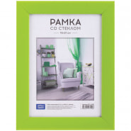 Рамка пластиковая 15*21см, №10/1, зеленый 258953/РП_19502 OfficeSpace