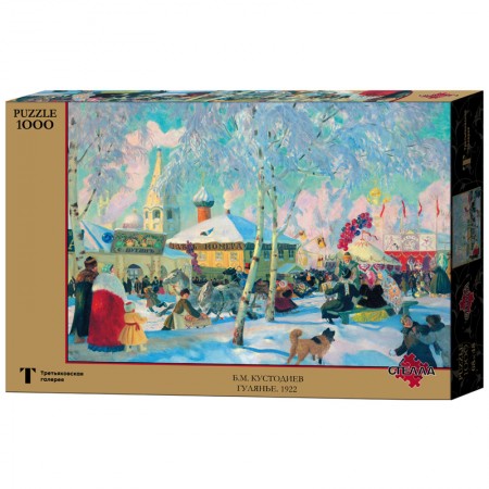 Пазл 1000 эл. Стелла &quot;Кустодиев Б.М. Гулянье 329775/TG100014