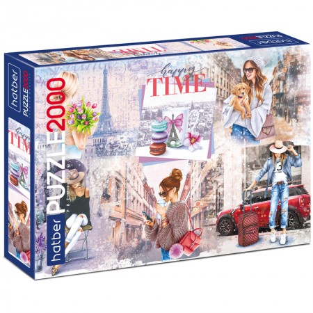 Пазл 2000 эл. Hatber Premium &quot;Happy time 329515/2000ПЗ1_26210