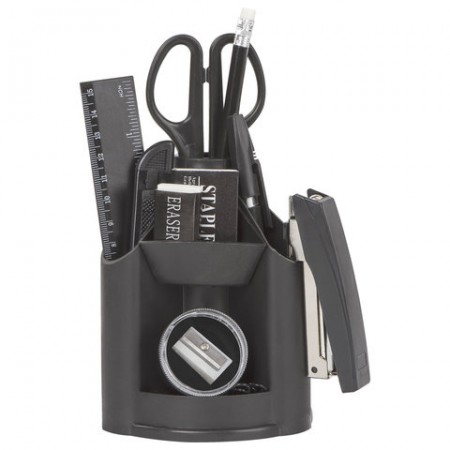 Канцелярский набор 11 предметов, STAFF &quot;Минидеск&quot;,  вращающаяся конструкция, 230742