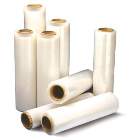 Стрейч-пленка для ручной упаковки, 50 см х 260 м, 17 мкм, 2 кг - нетто, ПЕРВИЧНОЕ СЫРЬЕ, растяжение 300% 600637/0350-006