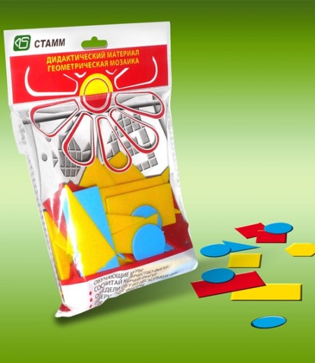 Счетный материал ГЕОМЕТРИЧЕСКАЯ МОЗАИКА ЭКОНОМ  ДМ01