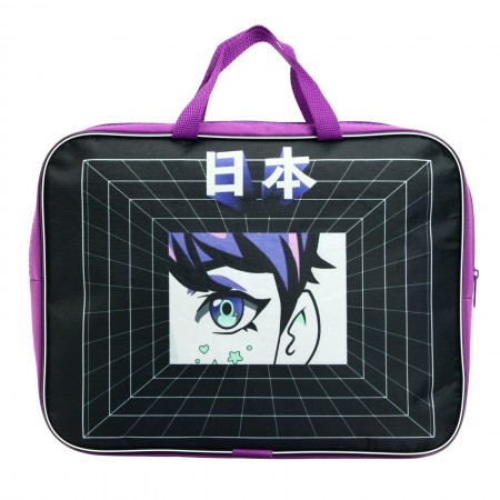 Папка с ручками текстиль А4 70мм 350*270 Calligrata Глаза 7435935