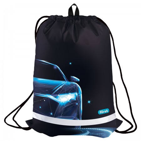 Мешок для обуви 1 отделение Först &quot;Automotive&quot;, 360*460мм, вентиляционная сеточка, светоотражающая полоса 366093 FT-MS-012409