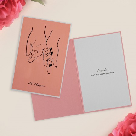 Открытка «P.S I love you», 12 х 18см 5352897