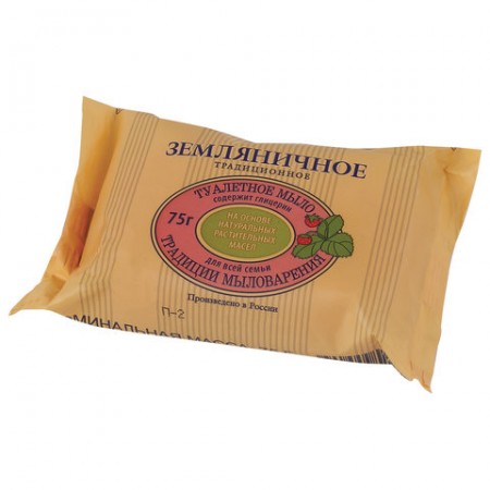 Мыло туалетное 75 г, &quot;Земляничное&quot; (ЭФКО), О646  601112