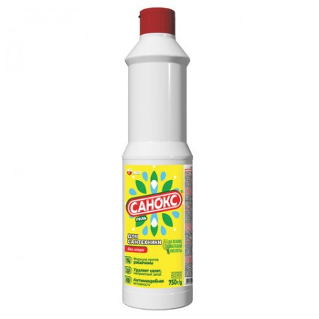 Средство для удаления ржавчины и известкового налета 750 мл, САНОКС, гель  076660/601692/1/13267019185