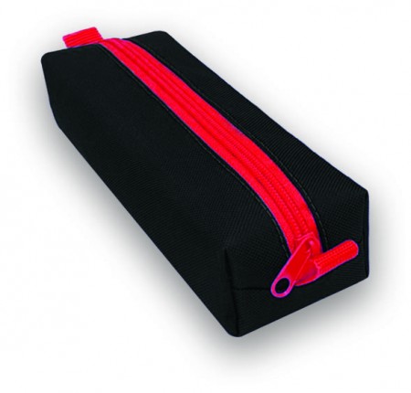 Пенал-косметичка на молнии, 195/60/50  (К-921, ЧЕРНЫЙ)